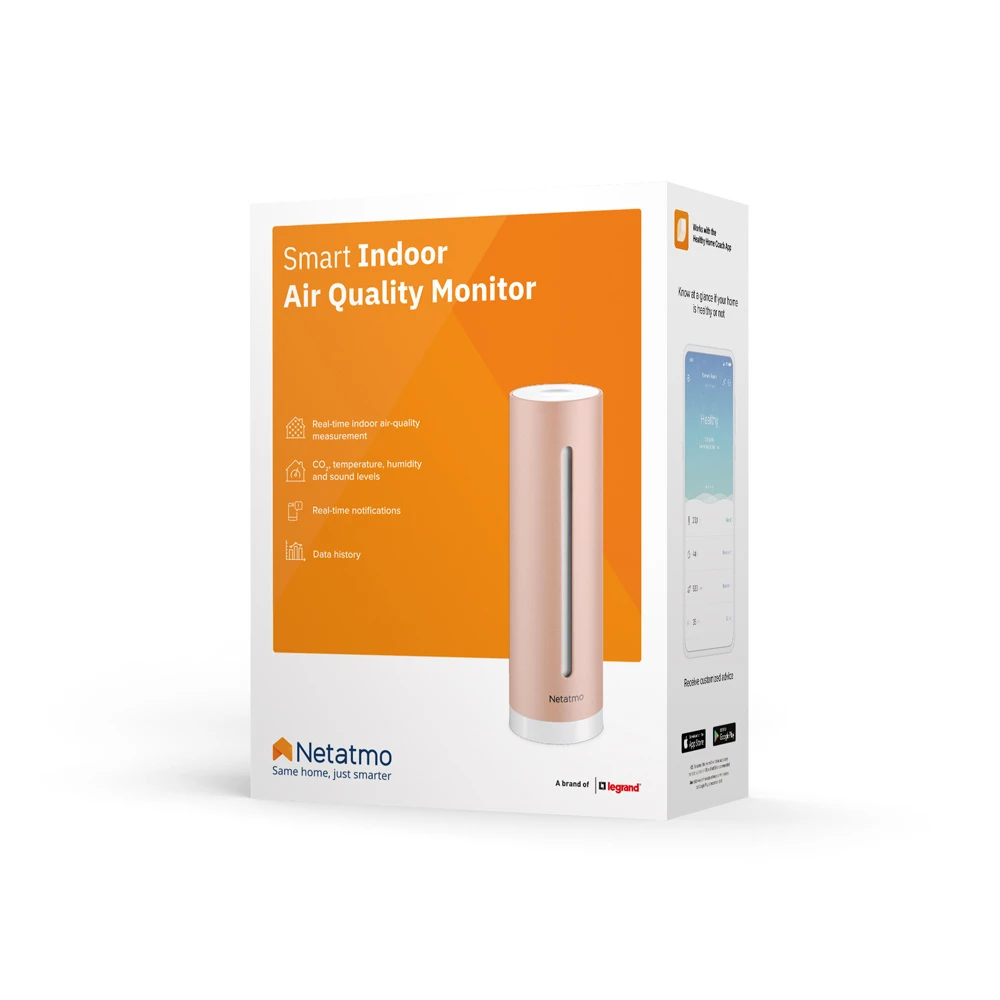 NETATMO Capteur de Qualité de l'Air Intérieur Intelligent