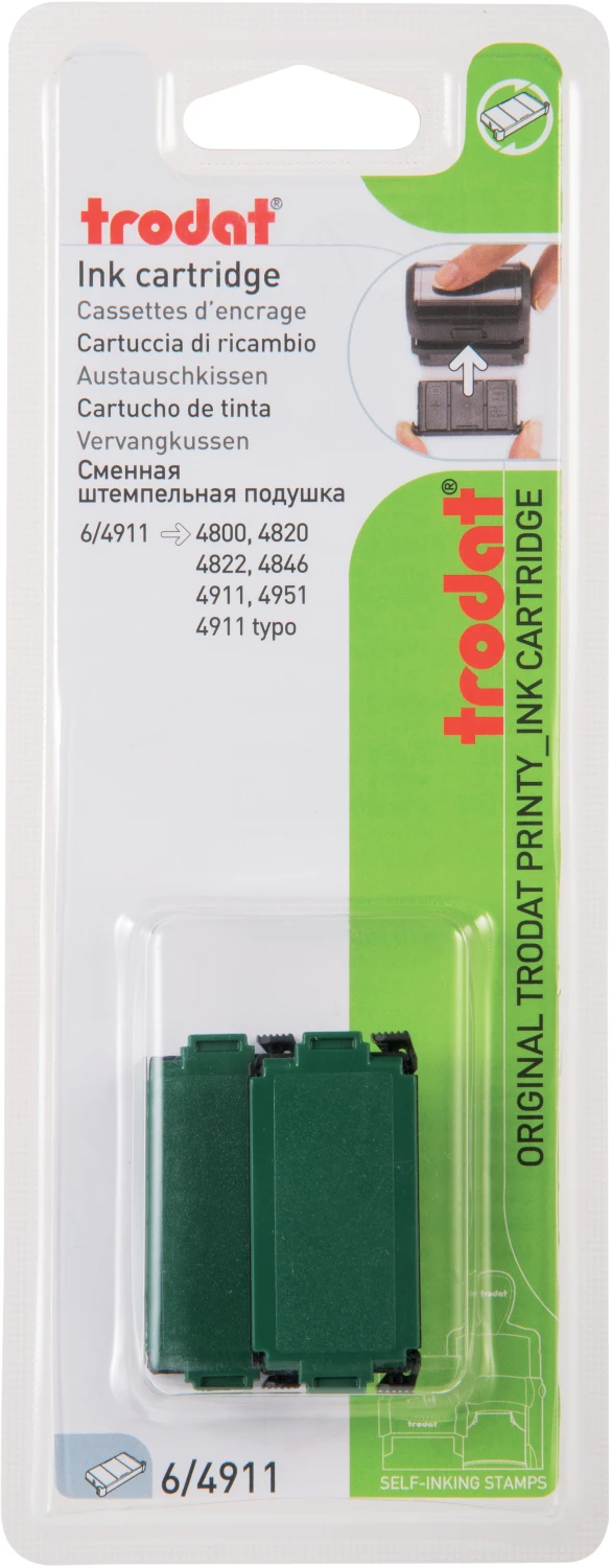TRODAT Stempelkissen 6/4911 - 2er Pack