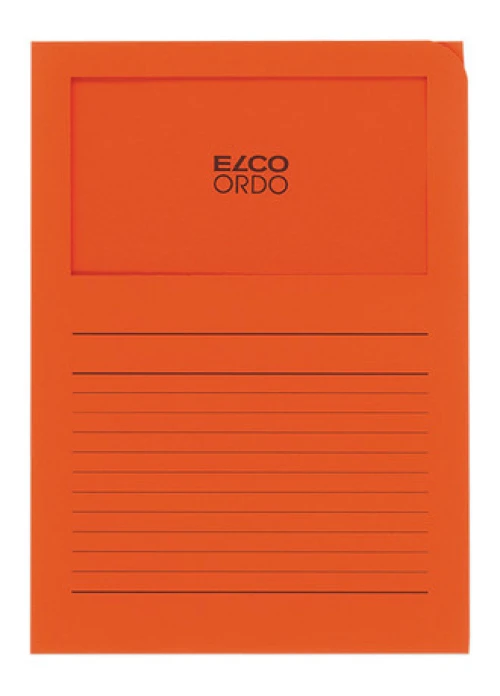 ELCO Ordo Classico avec lignes, orange, paquet de 100 pièces