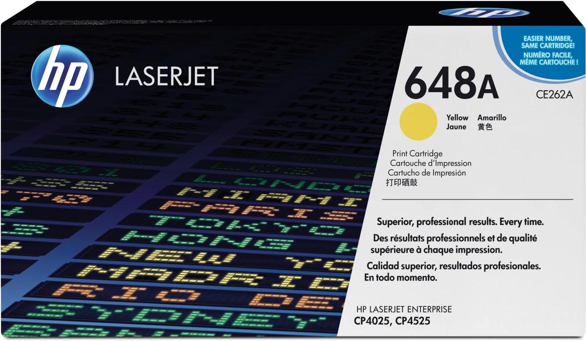 HP 648A Cartouche toner jaune
