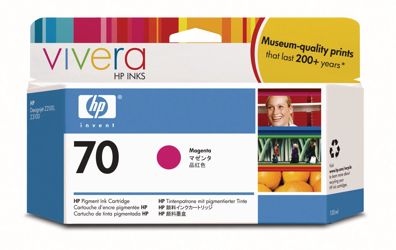 HP Tintenpatrone 70 magenta