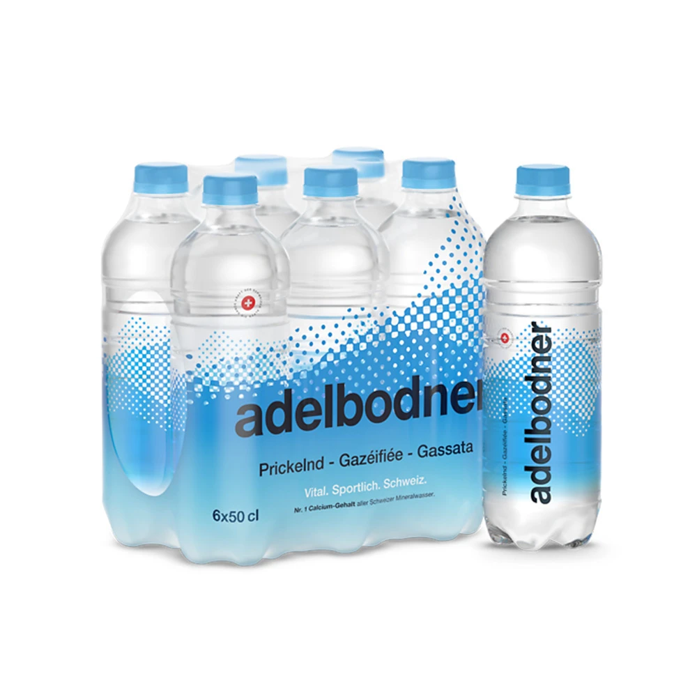 ADELBODNER Eau pétillante 6 x 5 dl