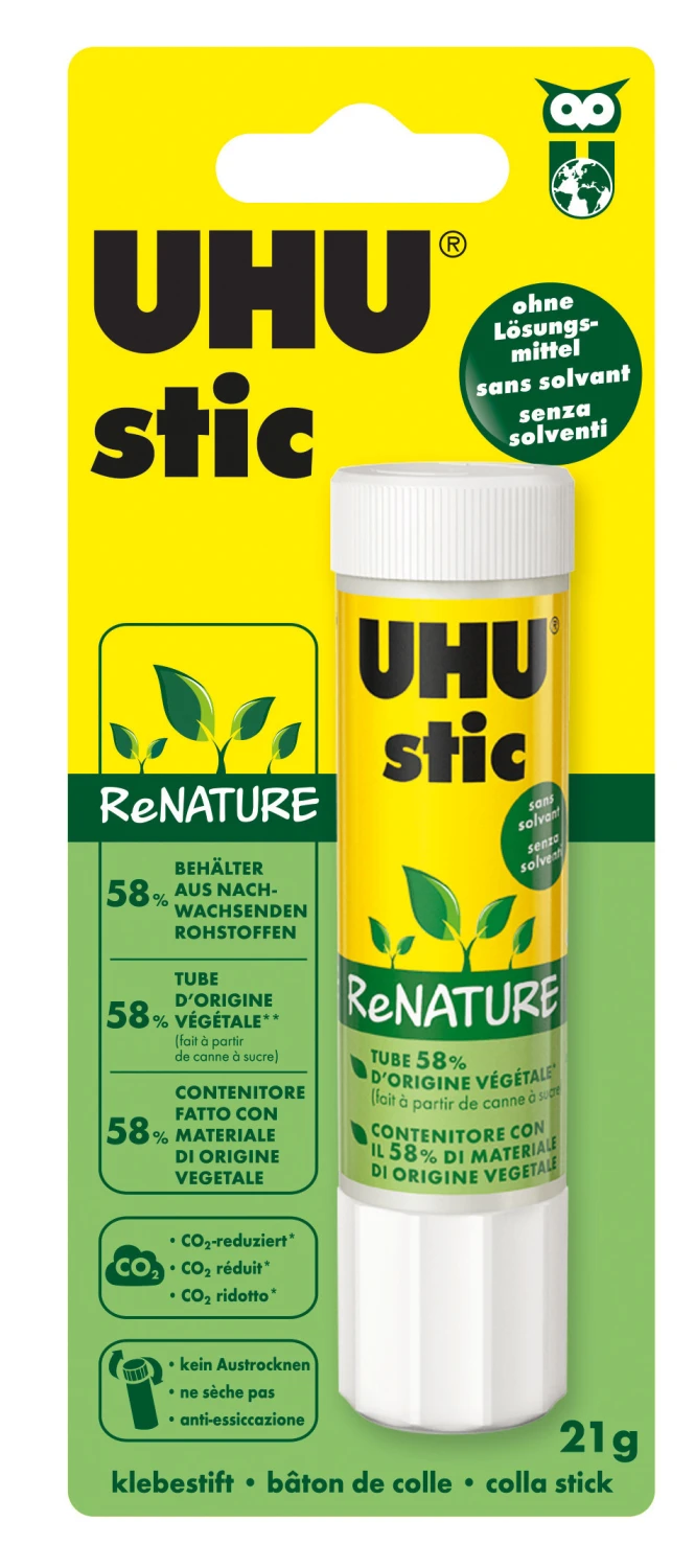 UHU Bâton de colle ReNATURE 21g