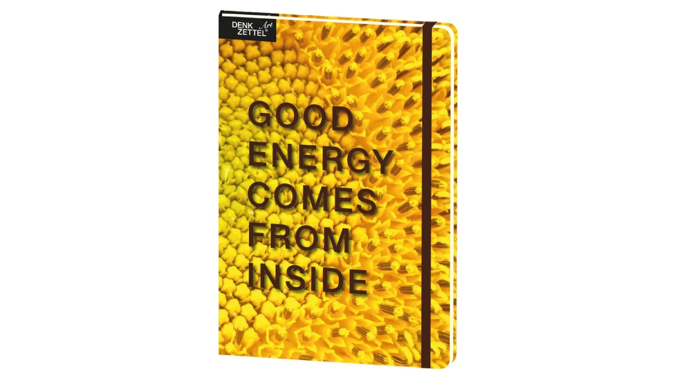 DENKZETTEL® Notizbuch Art - A5 - good energy