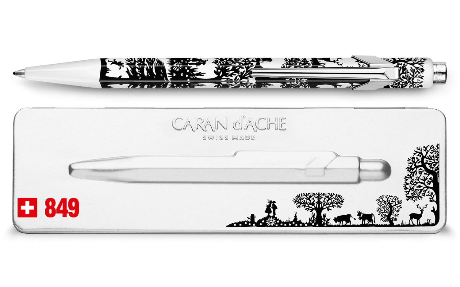 CARAN D'ACHE Stylo à bille 849 silhouette