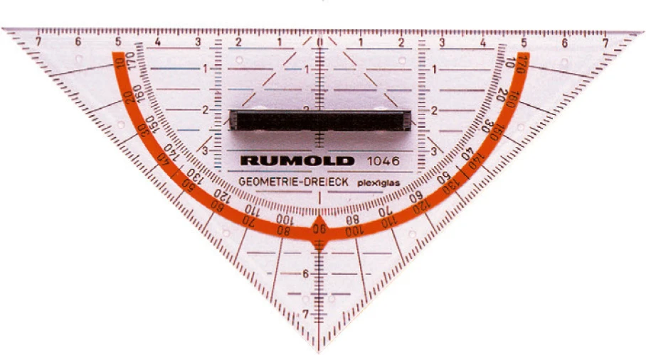 RUMOLD 1046 Geodreieck 14 cm