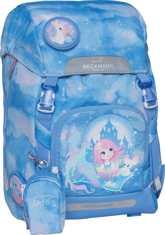 BECKMANN Schulrucksack Classic mit Wendetasche