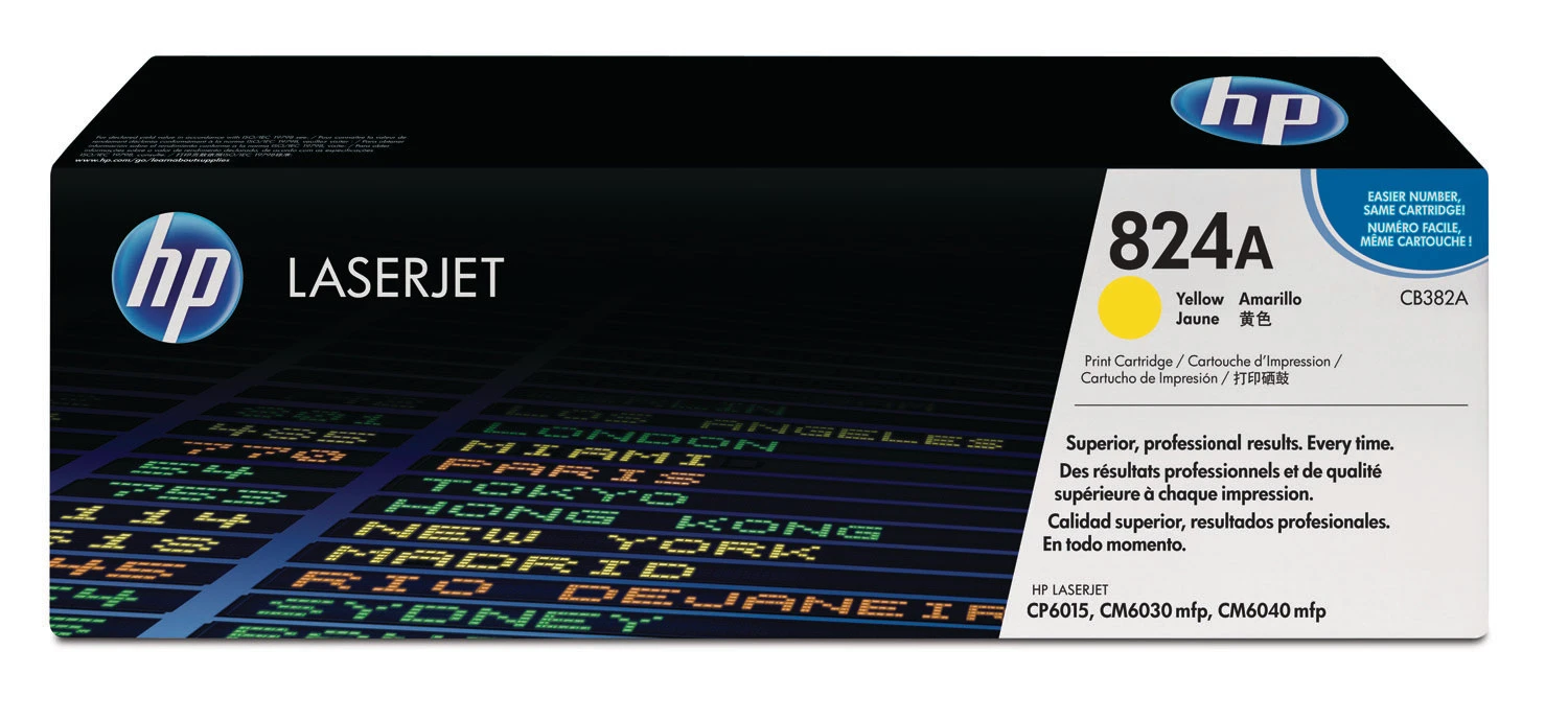 HP 824A Cartouche toner jaune