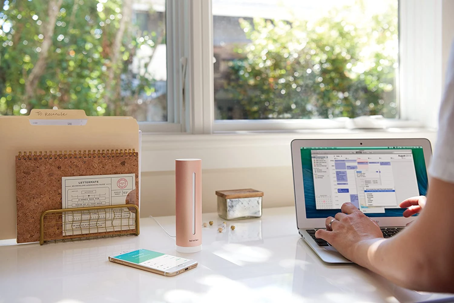 NETATMO Capteur de Qualité de l'Air Intérieur Intelligent