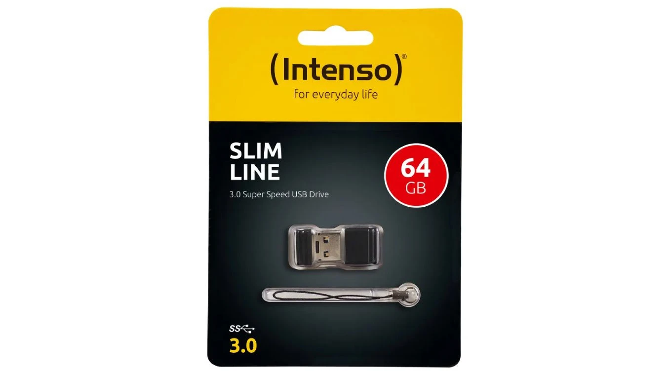 INTENSO USB-Stick Slim Line 64GB USB 3.0