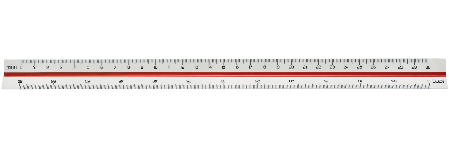 LINEX 312 Règle triangulaire 30 cm