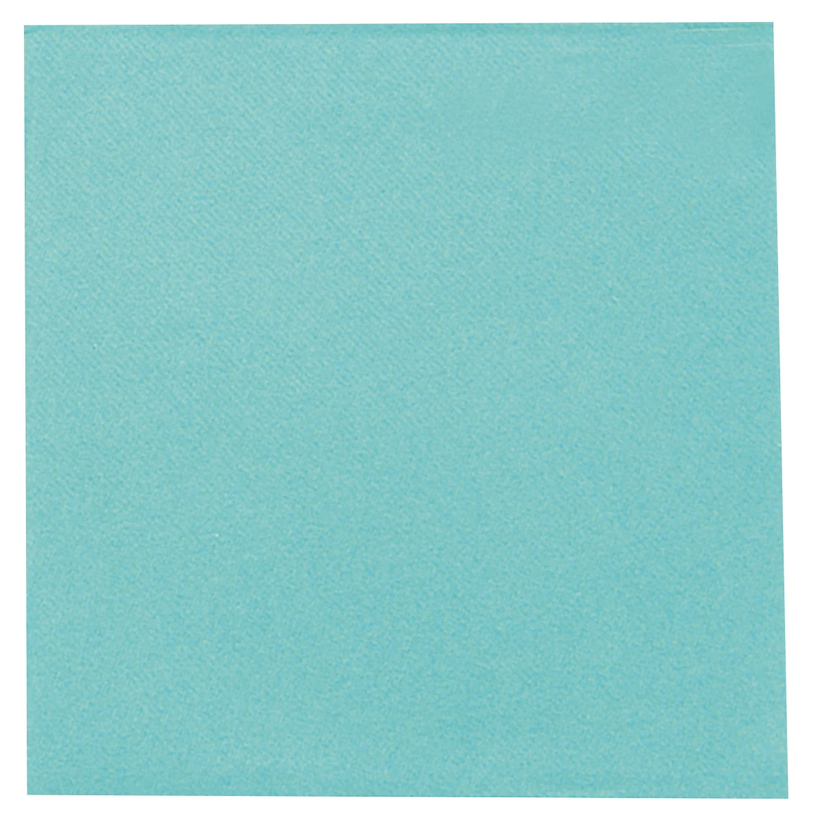 DENI meet Airlaid Servietten, aqua, 40 x 40 cm, 1/4 Falz, Pack à 50 Stück