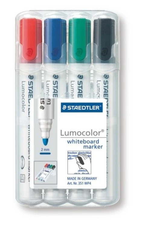 STAEDTLER Whiteboard Marker 2 mm, 4er Etui