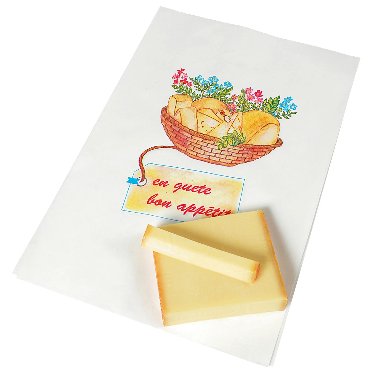 Papier pour emballer le fromage kraft super avec motif fromage 20 kg