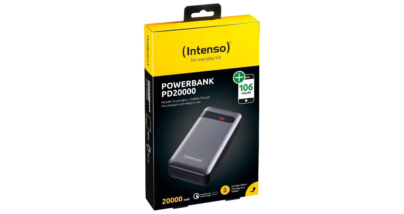 INTENSO Power Delivery Powerbank PD20000