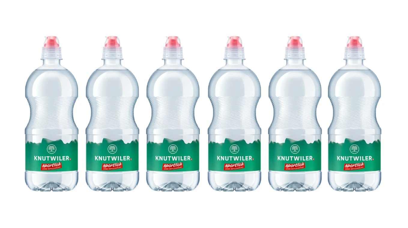 KNUTWILER Mineralwasser still Sportcap 6 x 750 ml
