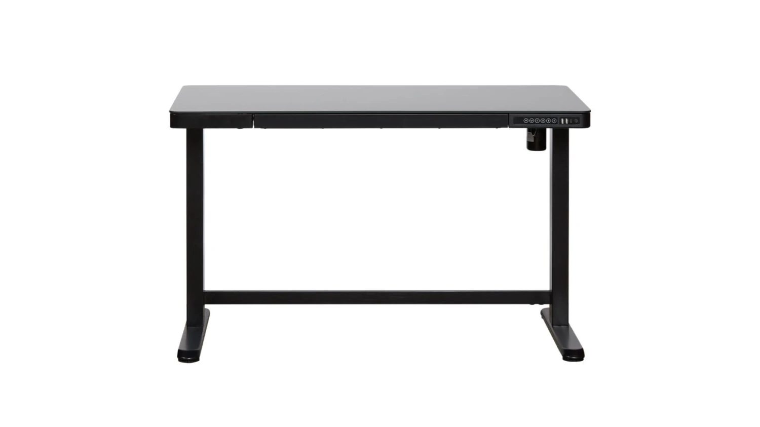 Contini höhenverstellbarer Bürotisch 1.2 × 0.6 m, Glas