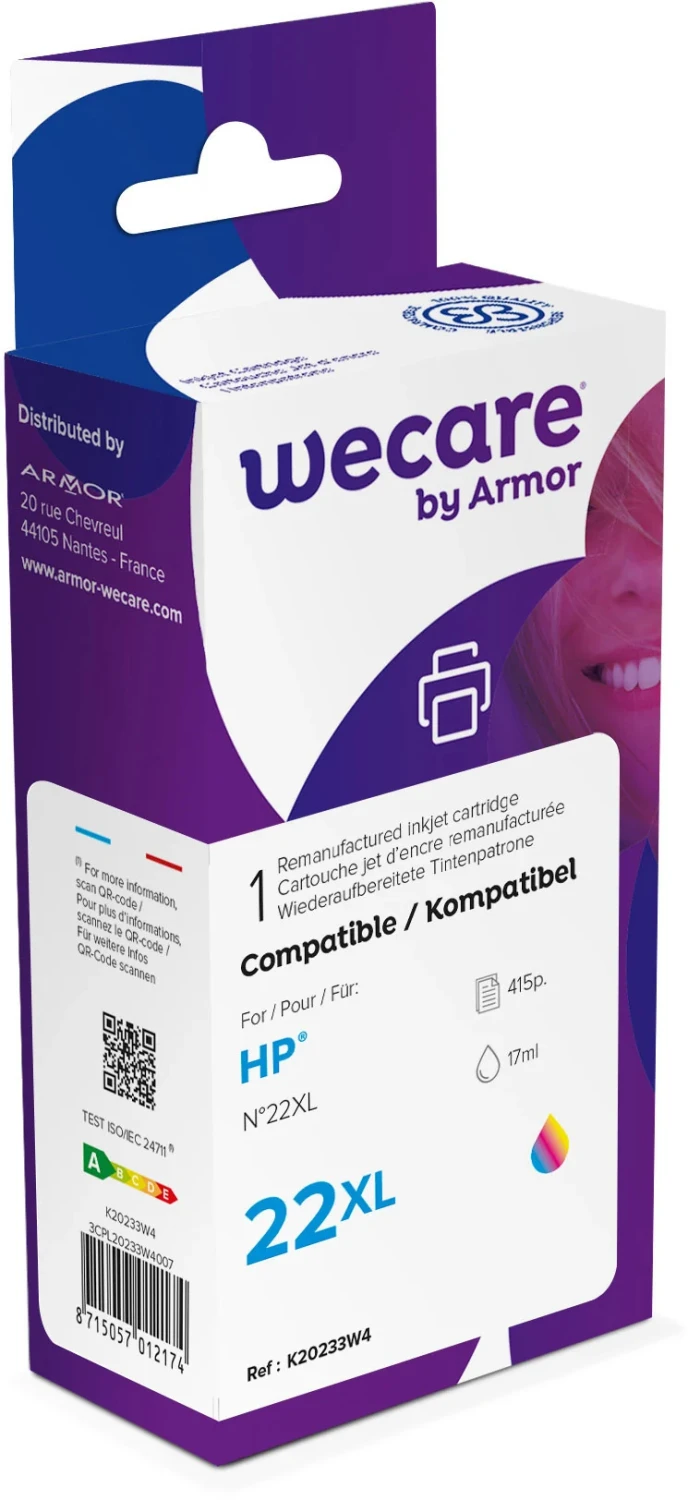 WECARE Tinte 22 rebuilt color C9352AEWE