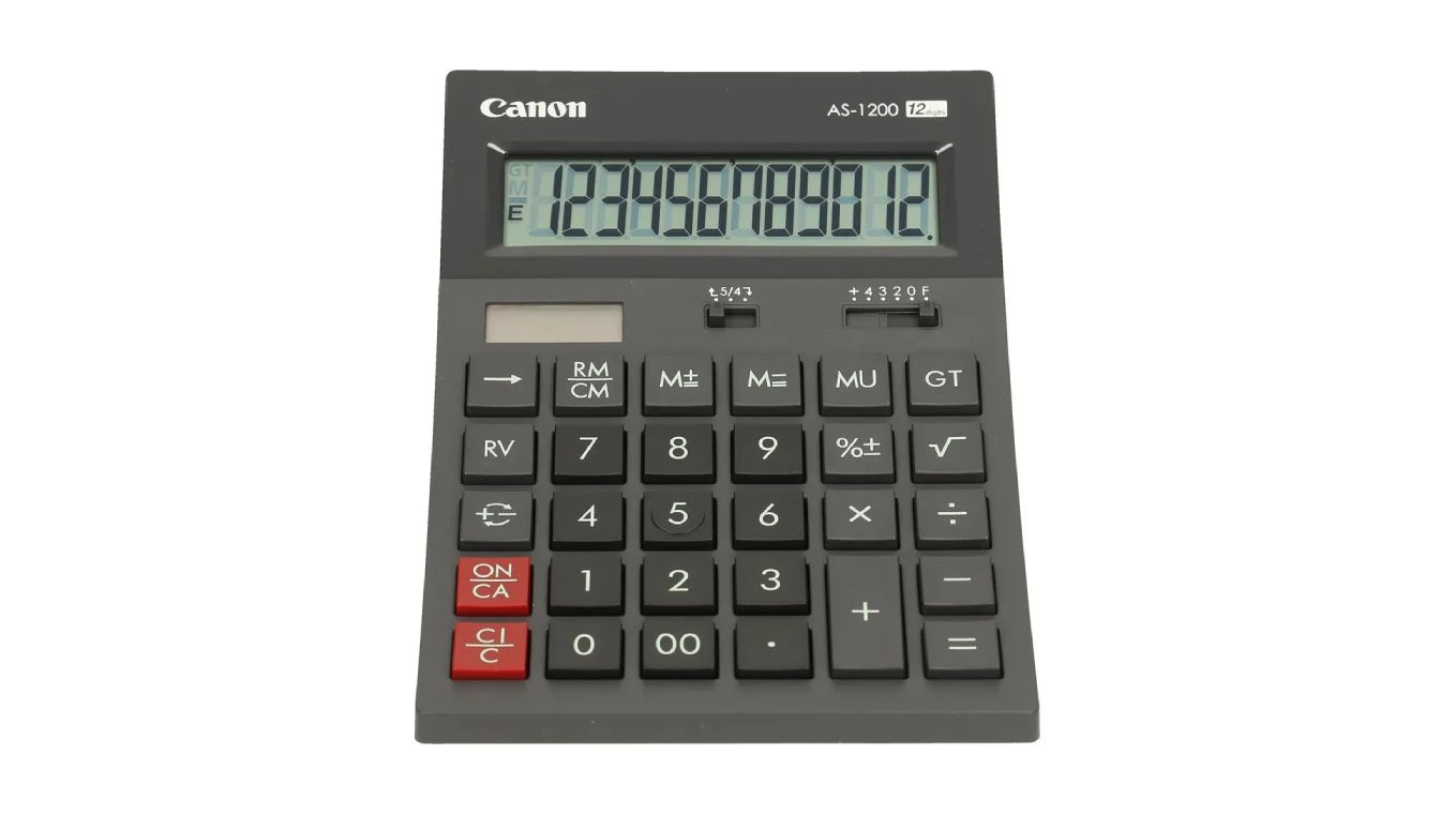 CANON AS1200 Calculatrice de bureau 12 chiffres