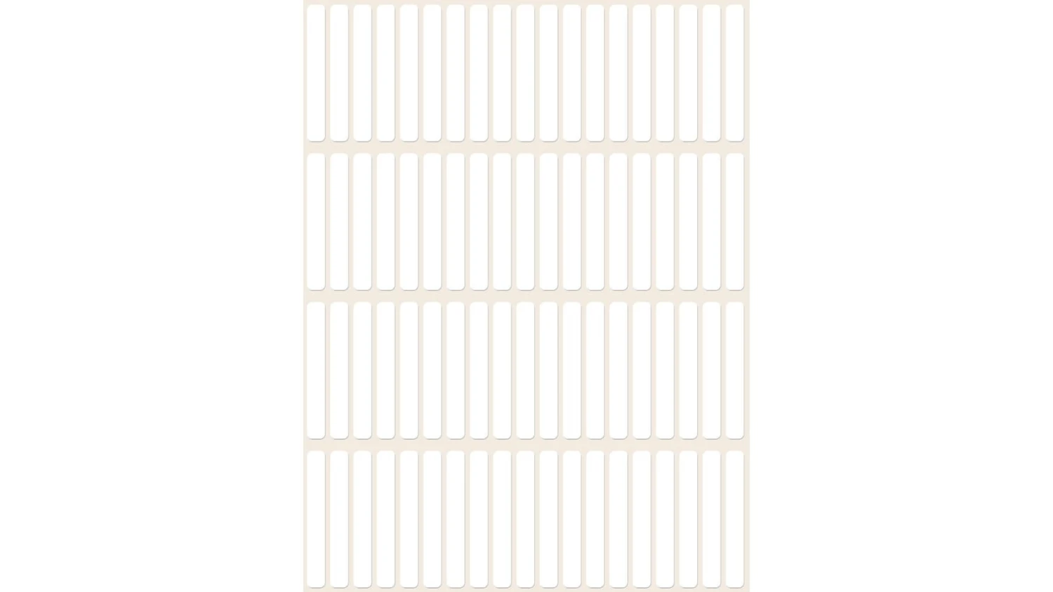 AVERY ZWECKFORM Universal-Etiketten 3322, 37 x 5 mm, 26 Blatt