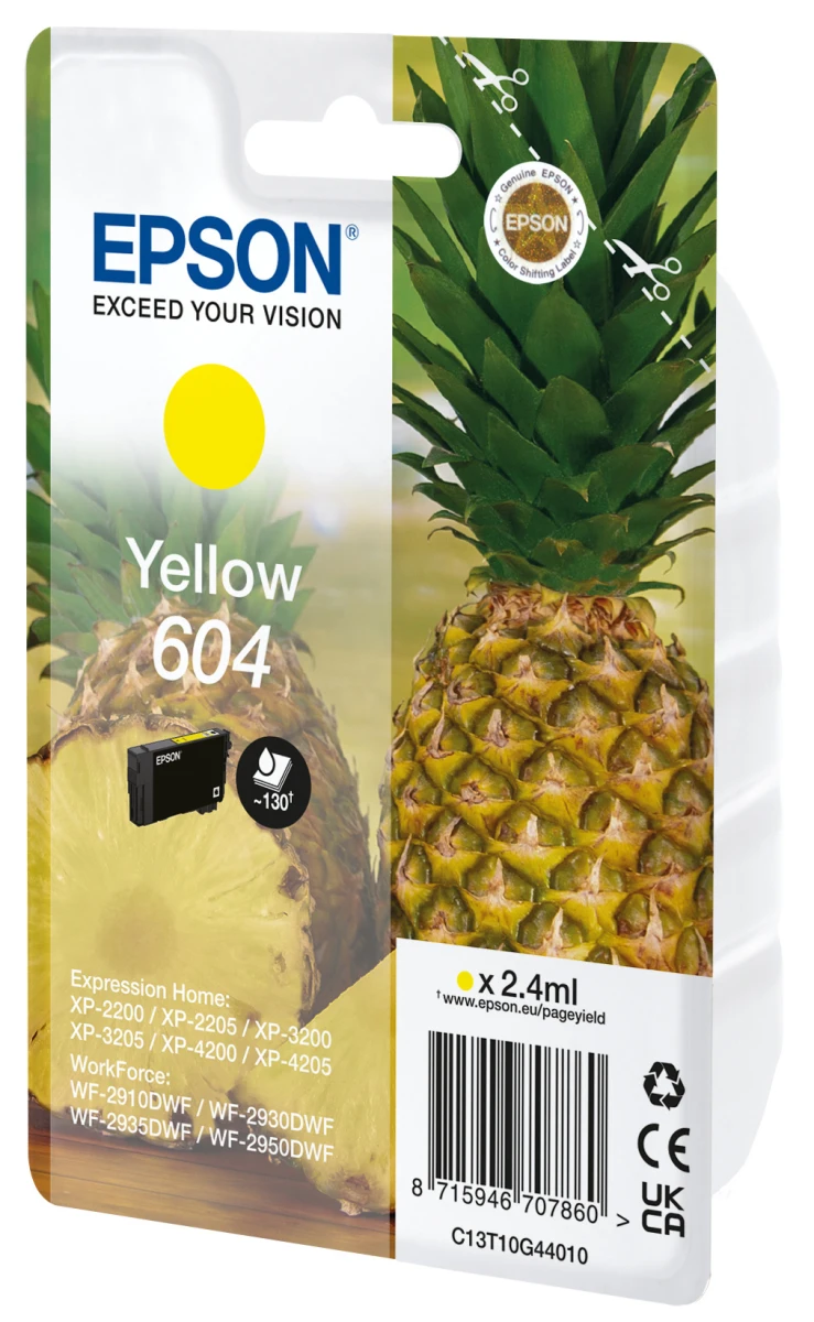 EPSON Cartouche d'encre 604 yellow