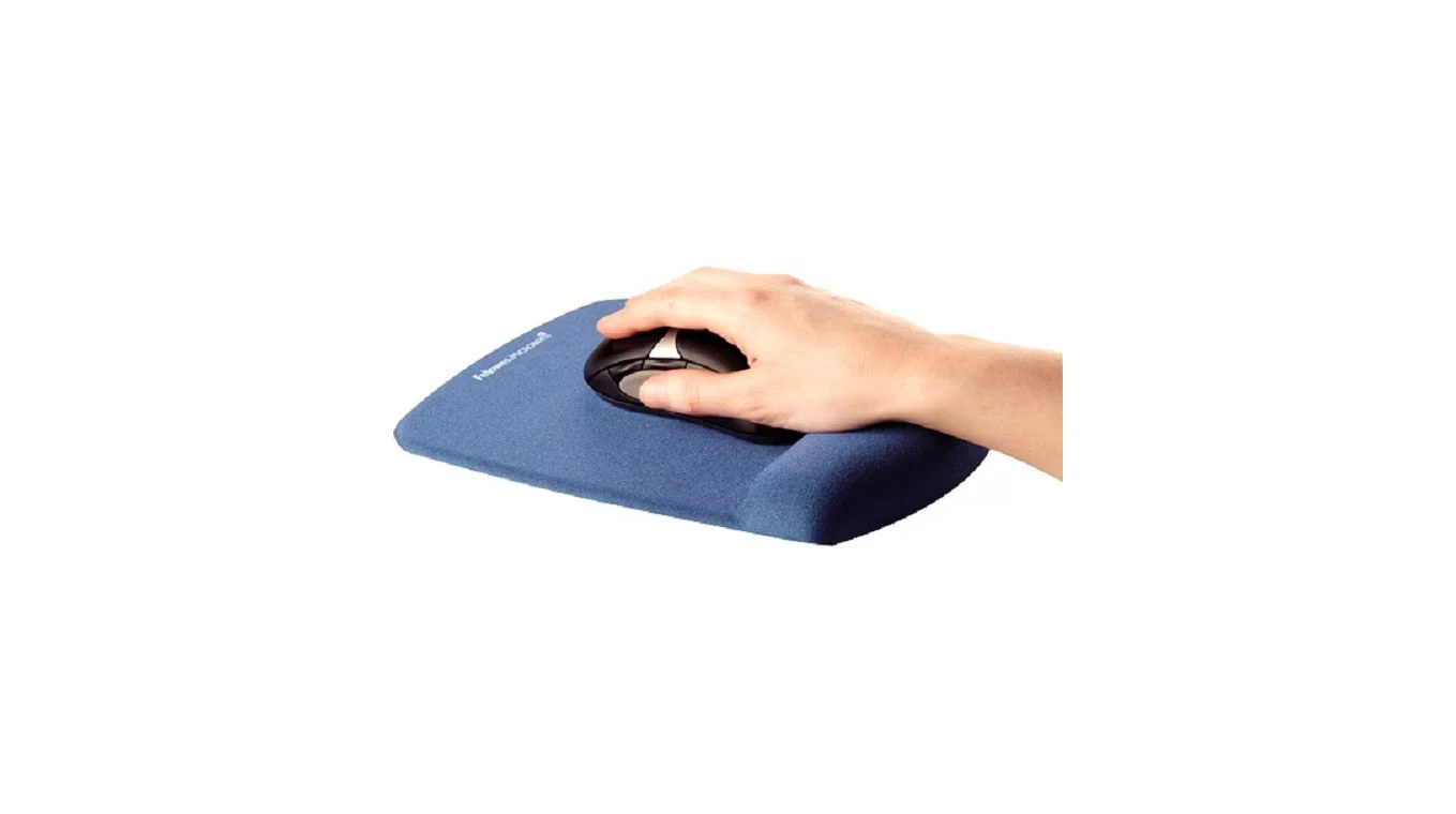 FELLOWES Tapis de souris Plushtouch + repose-poignets