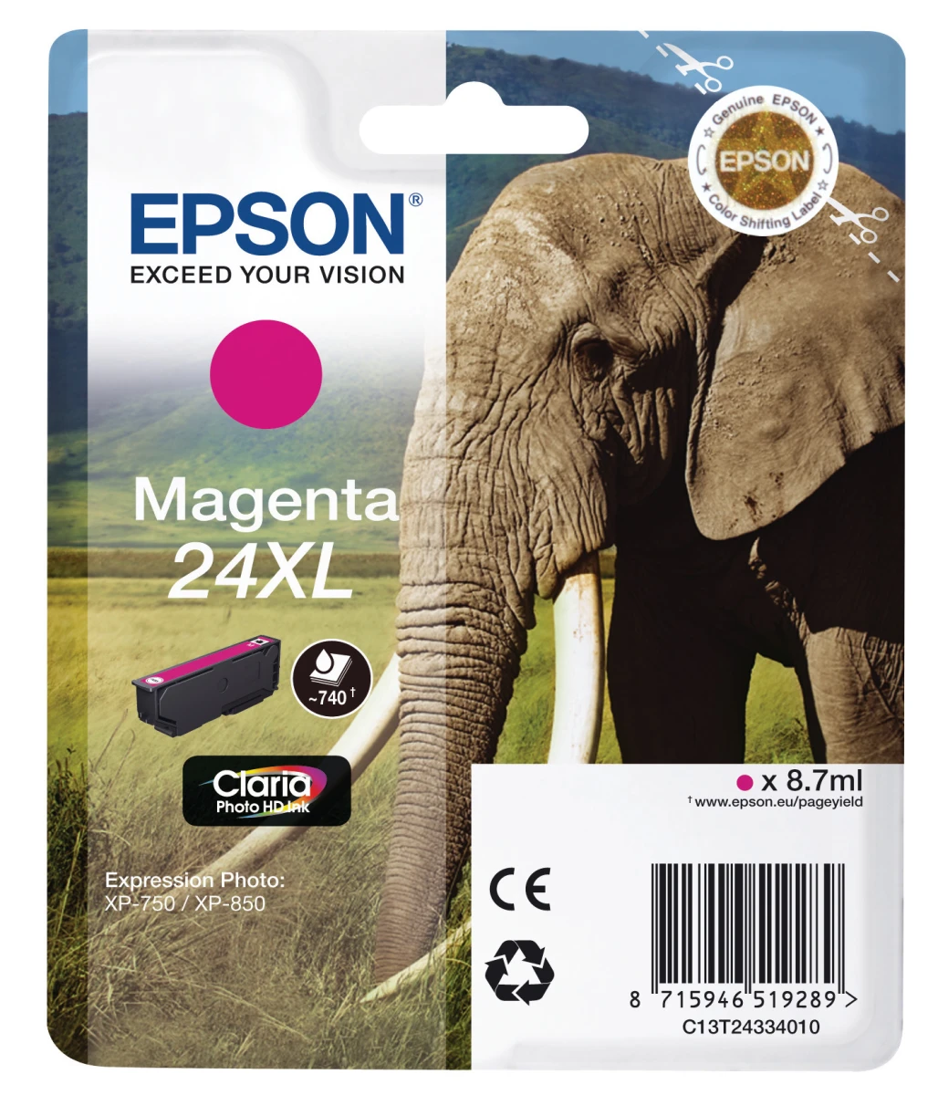 EPSON 24XL  Cartouche d'encre magenta