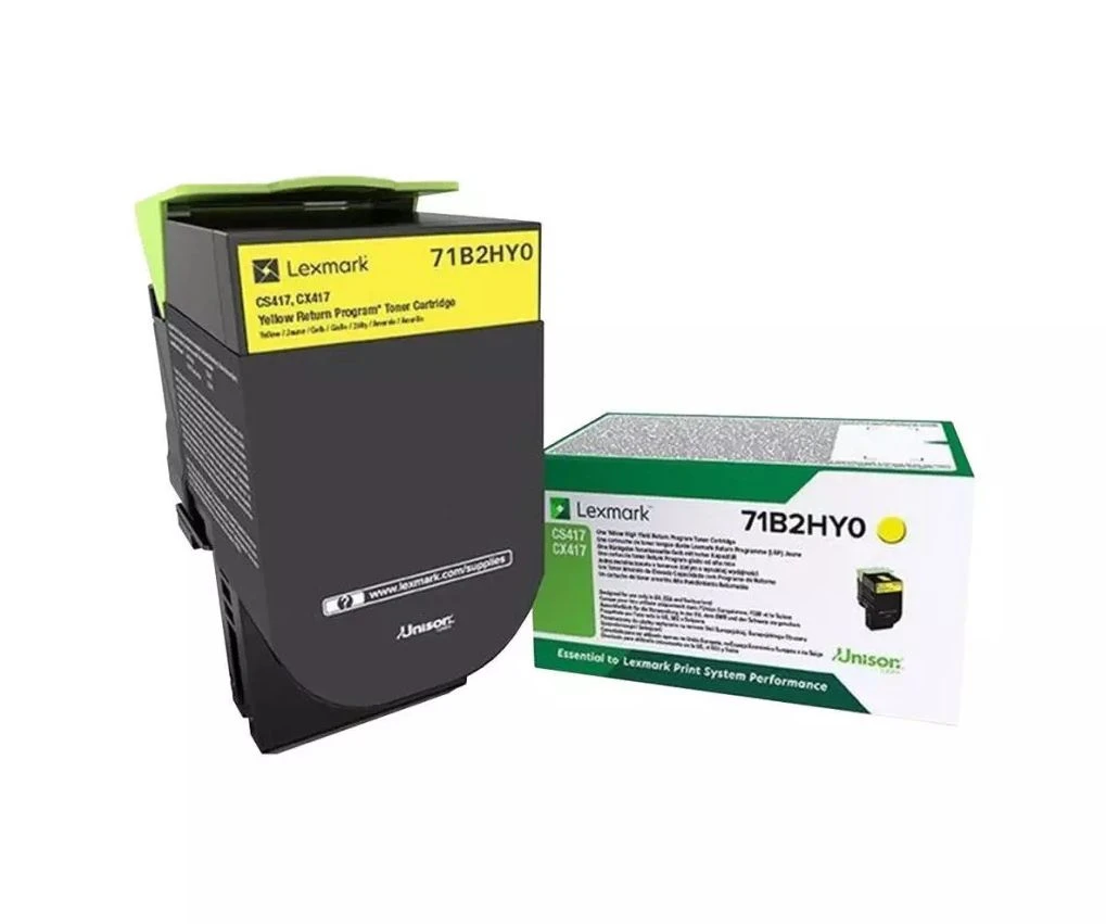 LEXMARK 3.5K Return Program Tonerpatrone Gelb (CS/CX417) 71B2HY0