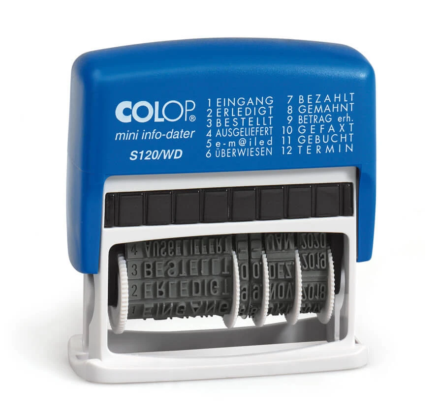 COLOP S 120WD D02 Tampon text 41 x 4 mm DE