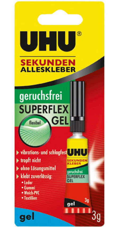 UHU Colles instantanées Superflex Gel 3 g