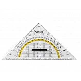 WESTCOTT Equerre 22 cm avec manche