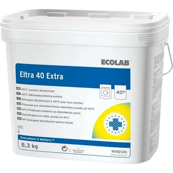 ECOLAB Lessive désinfectant Eltra 40 Extra 8.3 kg