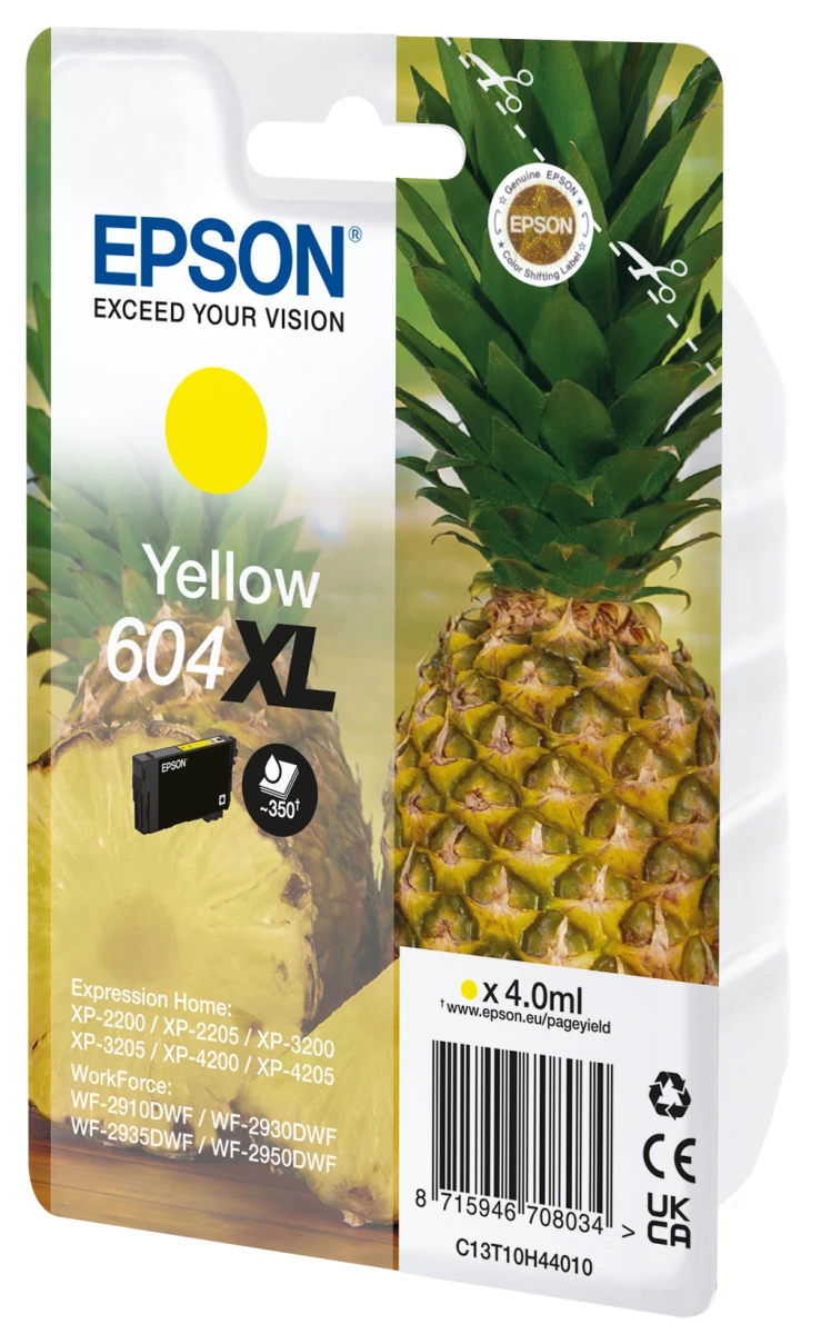 EPSON Cartouche d'en. 604XL yellow
