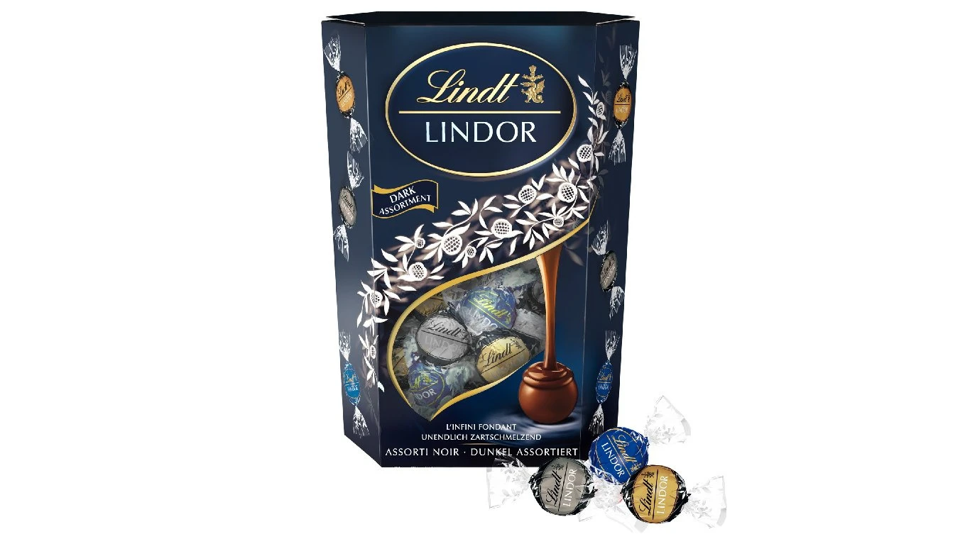LINDT Lindor Kugeln Dunkel assortiert 500g