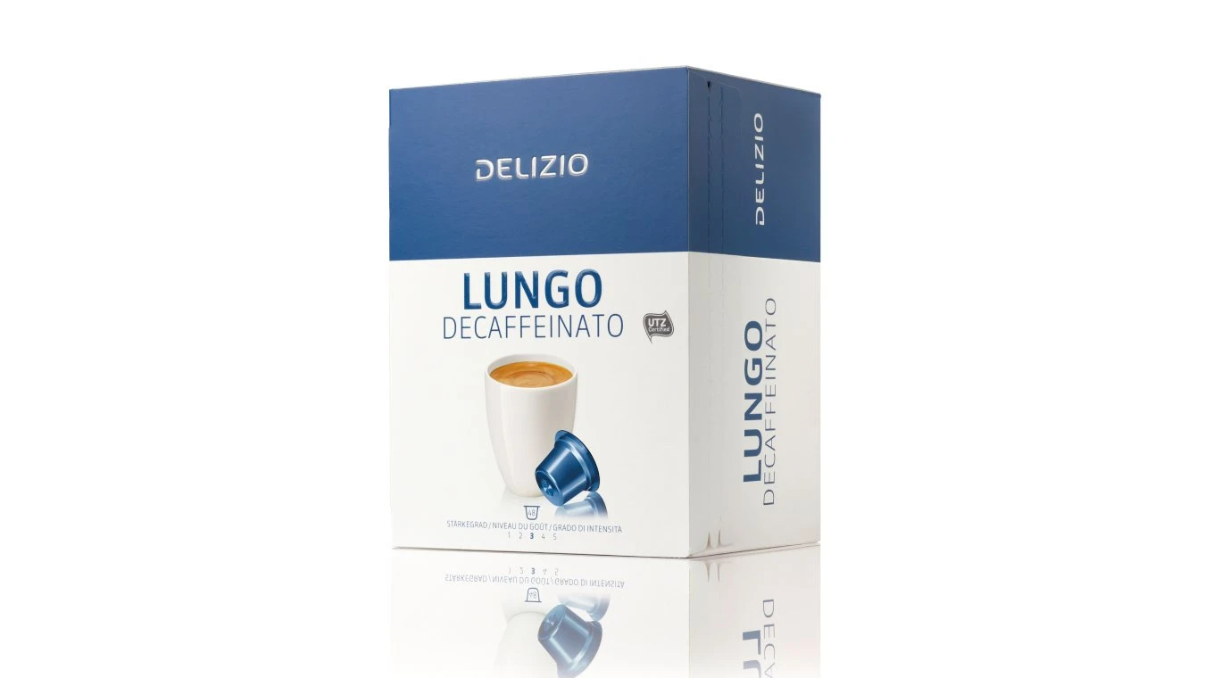 DELIZIO Kaffeekapseln Lungo Decaffeinato 48 Stück