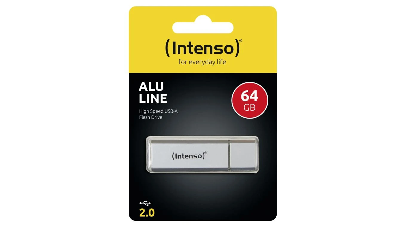 INTENSO USB-Stick Alu Line 64GB