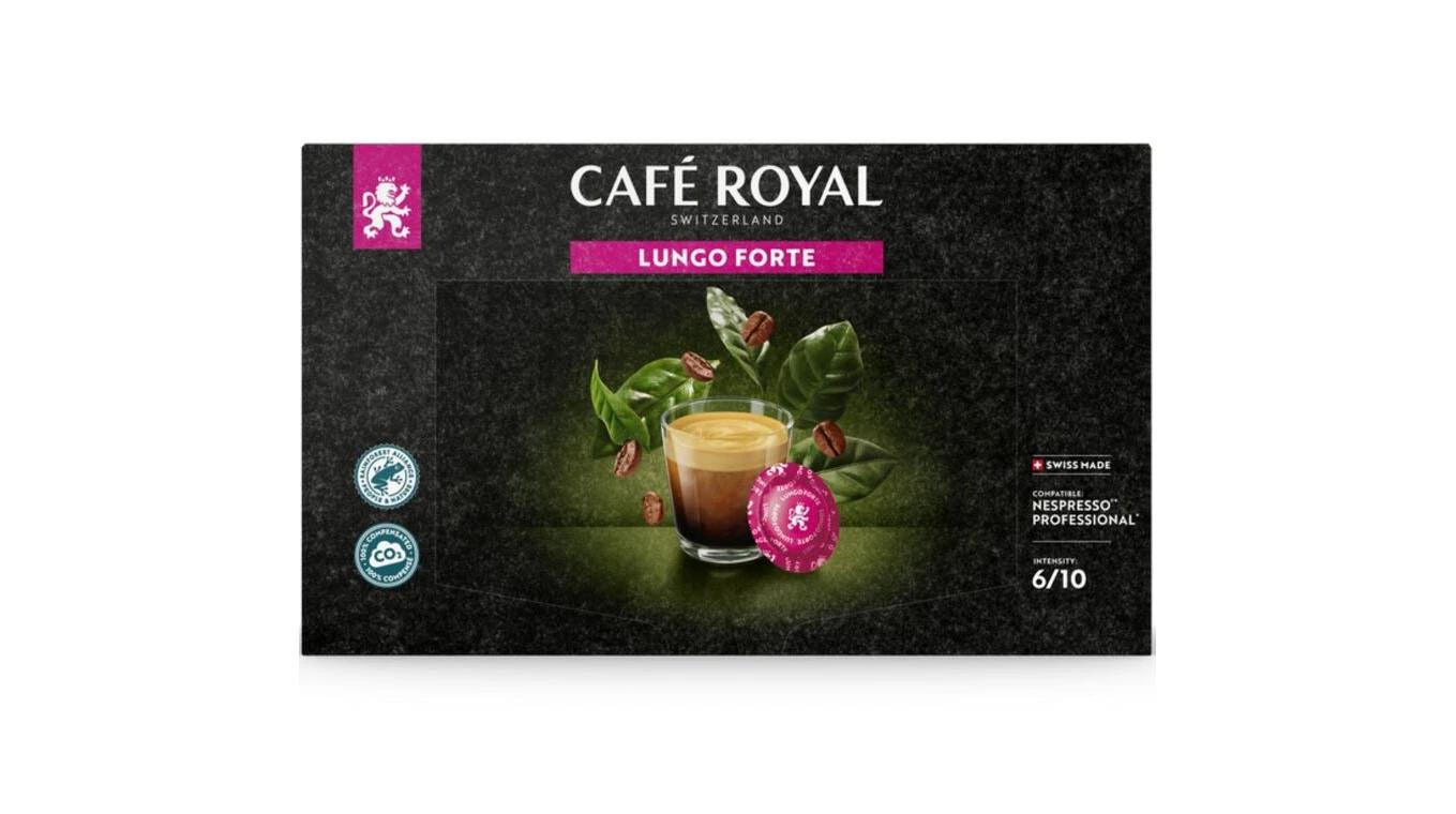 CAFÉ ROYAL Dosettes Professional "Lungo Forte" 50 pièces