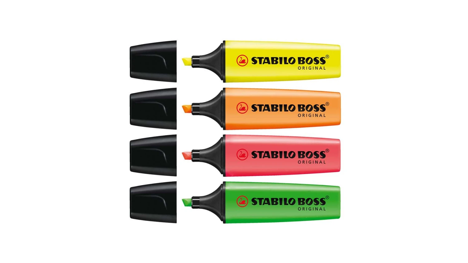 STABILO BOSS Leuchtmarker Original 4er Etui