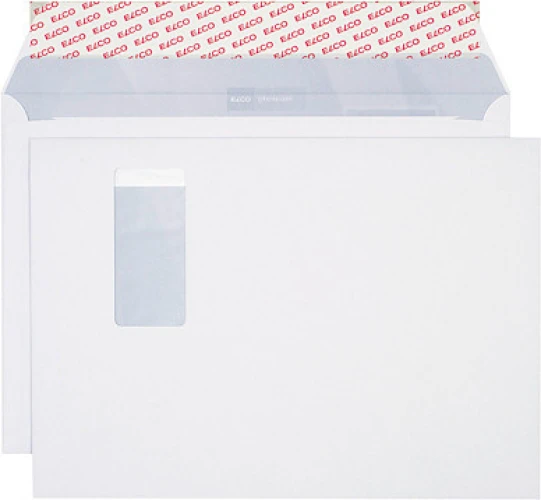 ELCO enveloppes Premium C4, FSC, fenêtre à droite