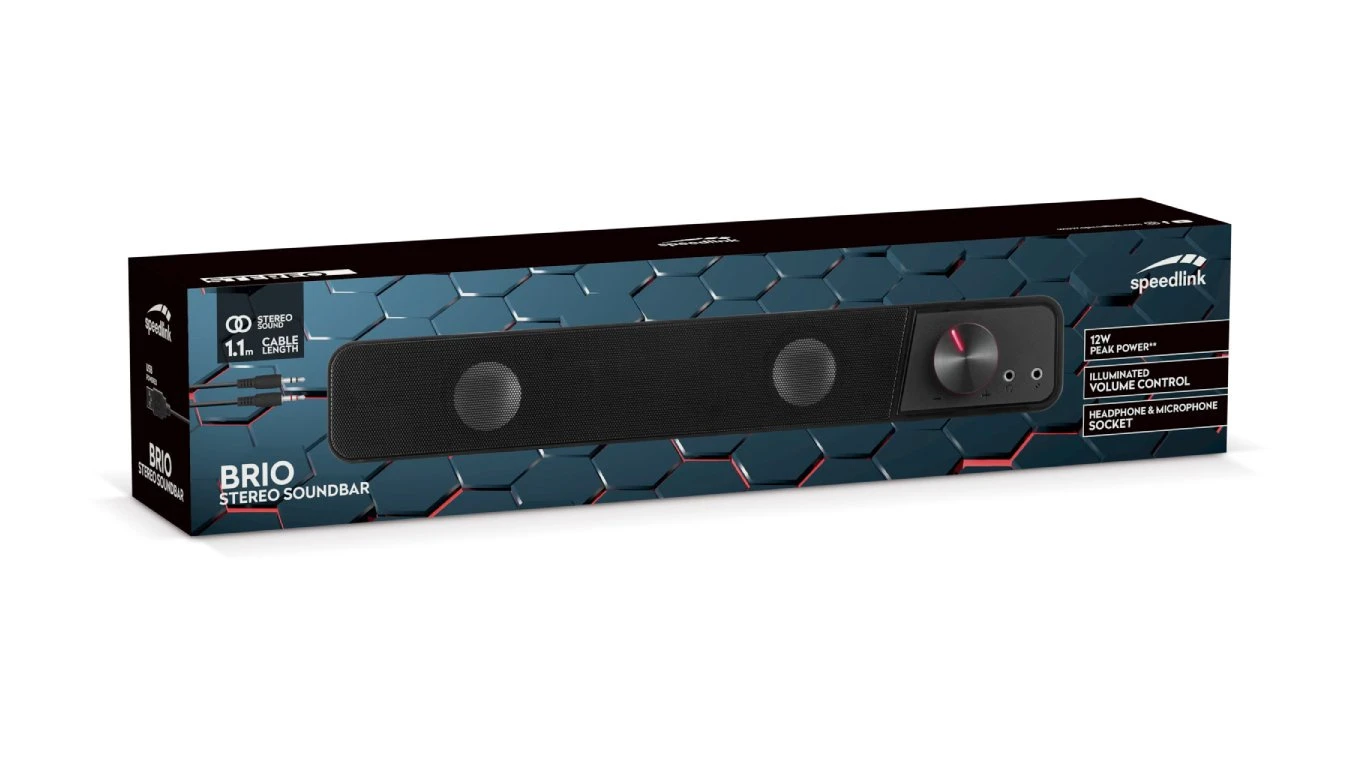SPEEDLINK BRIO Stereo Soundbar