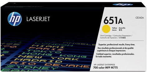 HP 651A  Cartouche toner jaune
