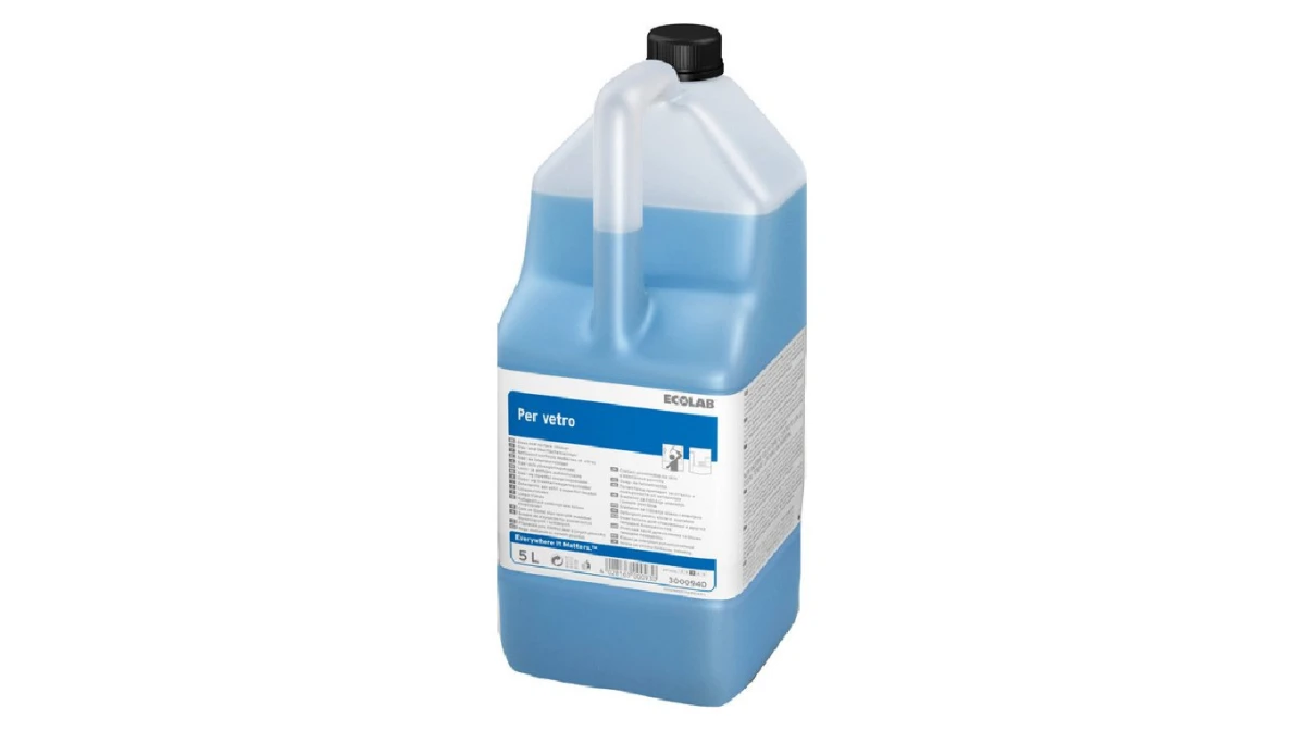 ECOLAB Nettoyant pour vitres et miroirs Per Vetro 2 x 5 L