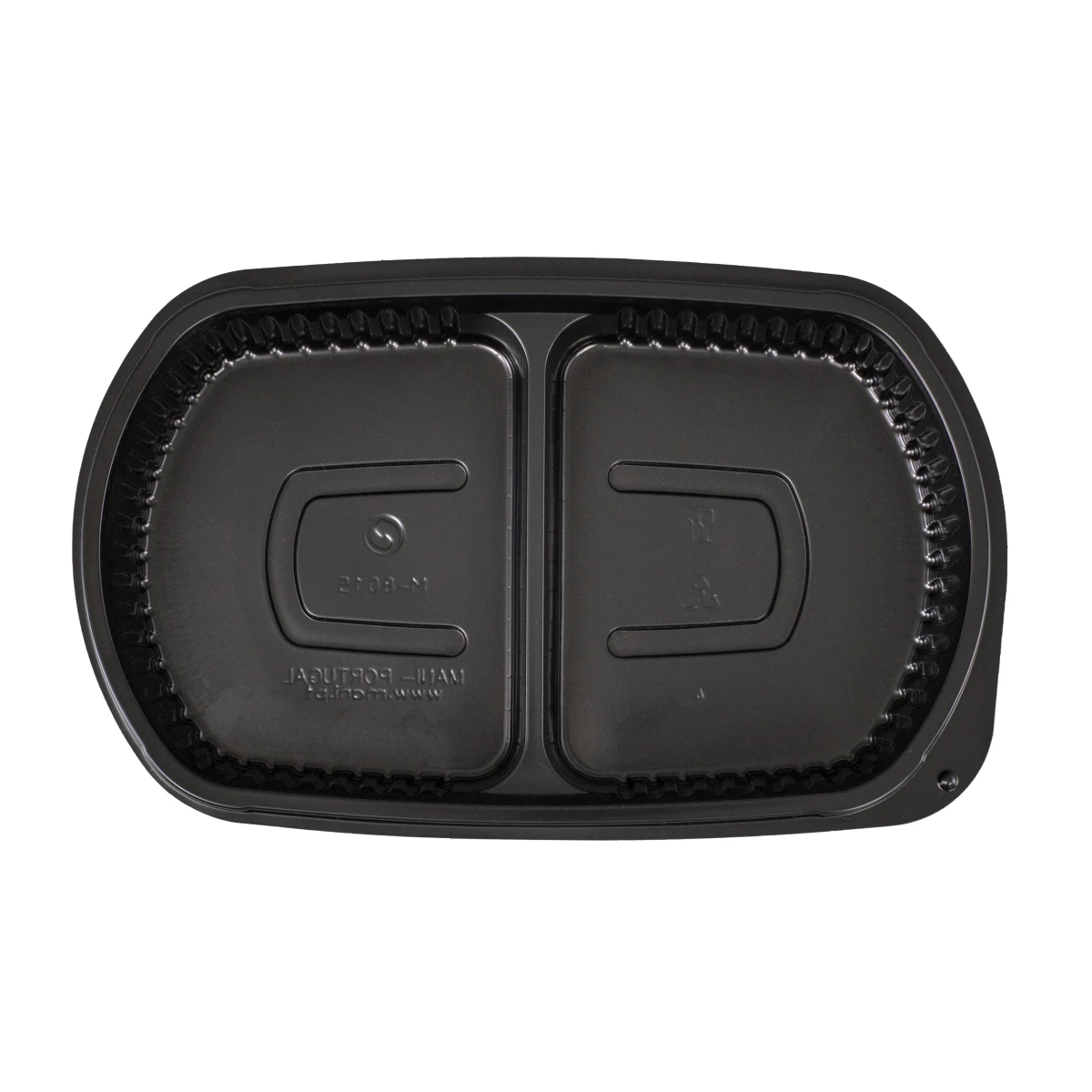 Barquette-repas à deux compartiments 630 ml, 400 pièces