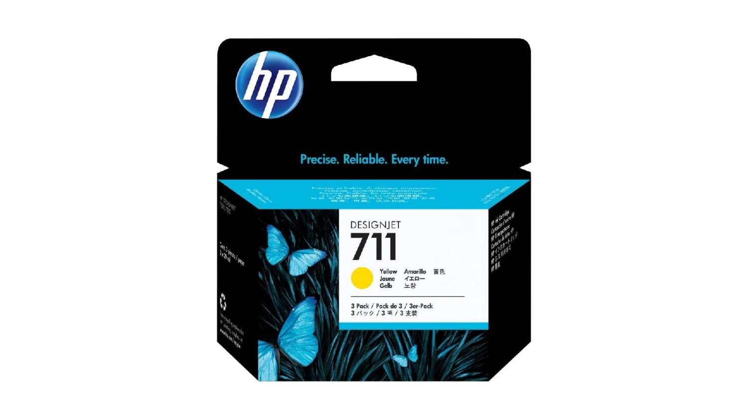 HP Tintenpatrone 711 yellow