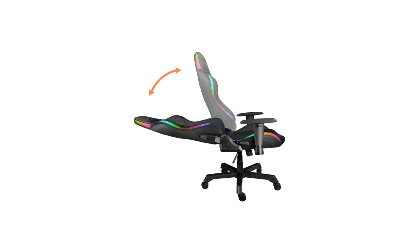 DELTACO Fauteuil gaming RGB LED DC410 GAM-08