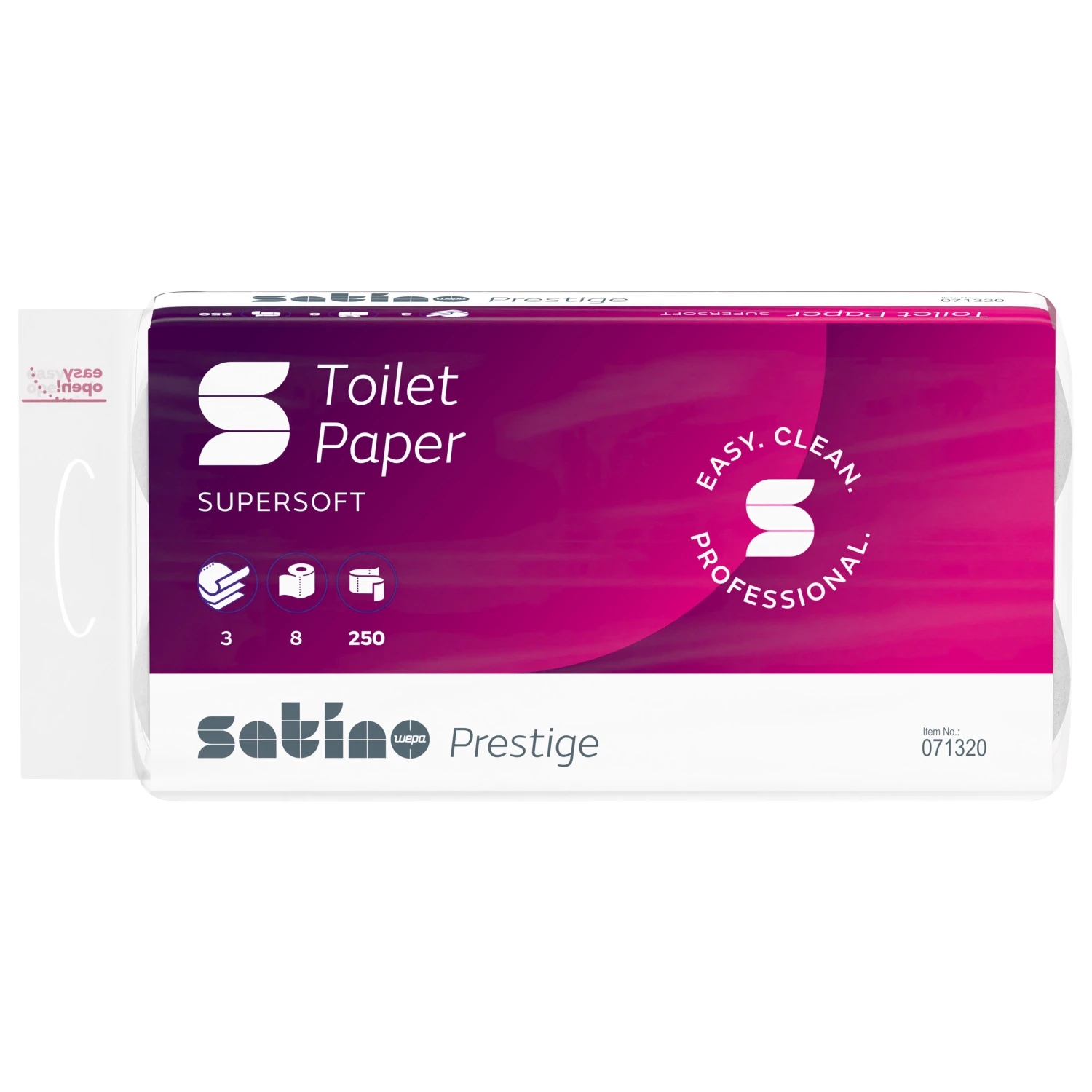 SATINO WC-Papier Prestige 3-lagig, 8 Rollen