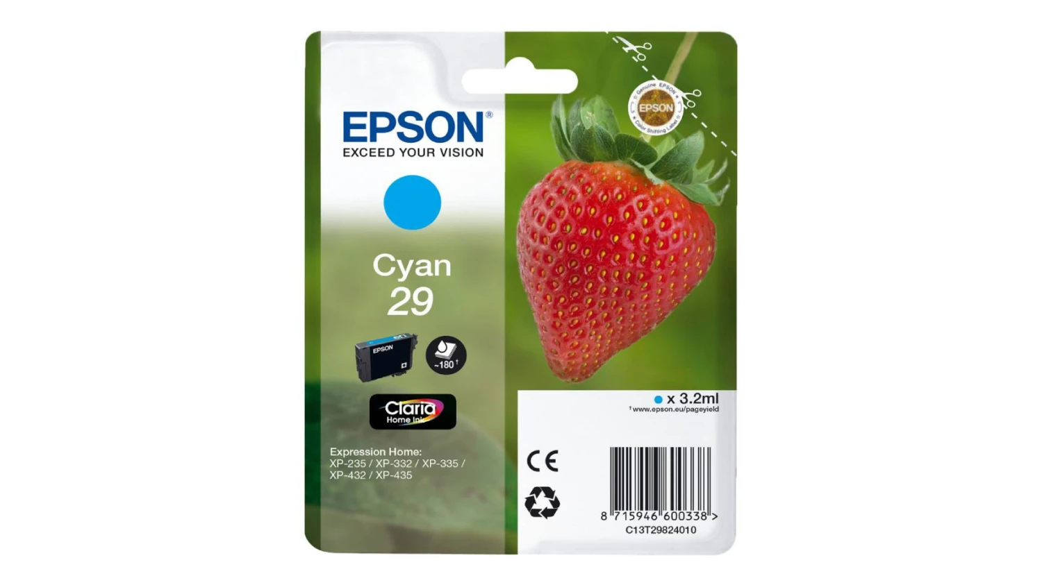 EPSON Tintenpatrone 29 cyan