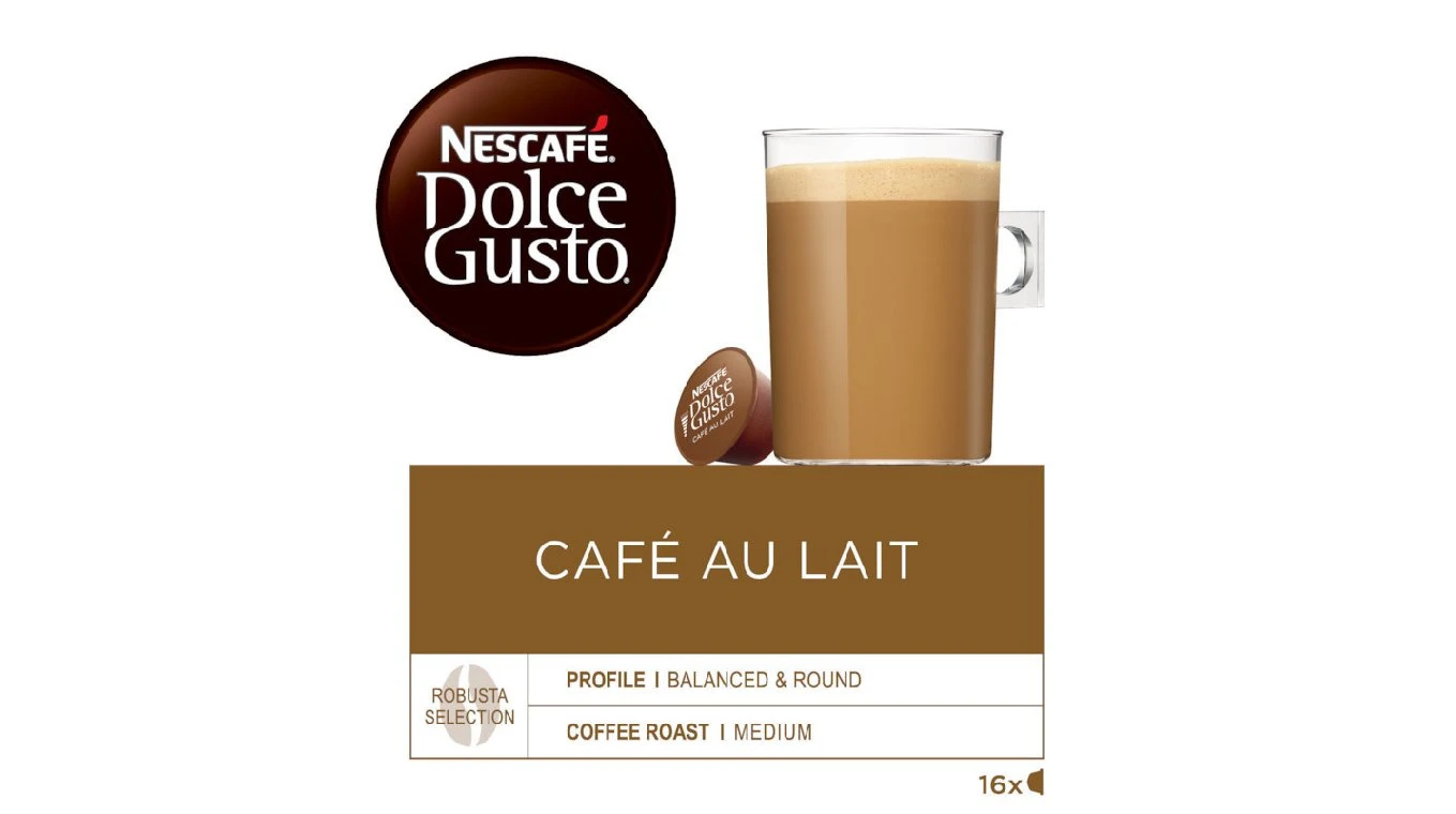 NESCAFÉ DOLCE GUSTO Kapseln Café au Lait 3 x 16 Stk.