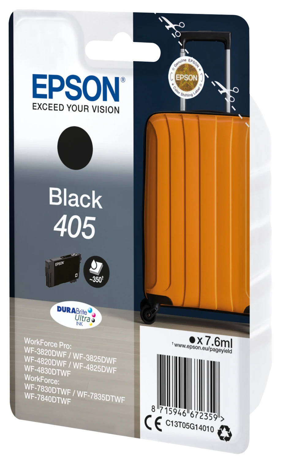 EPSON Tintenpatrone 405 schwarz