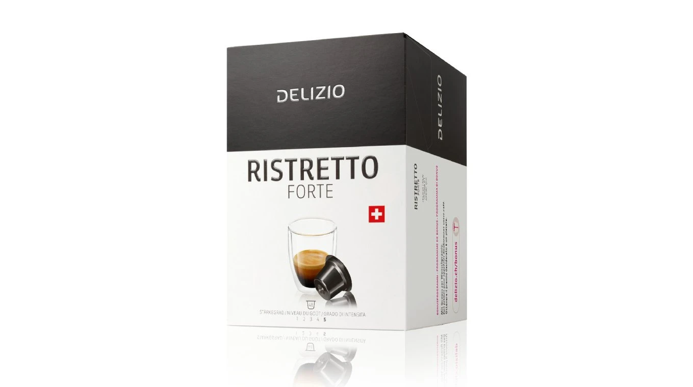 DELIZIO Kaffeekapseln Ristretto 48 Stück